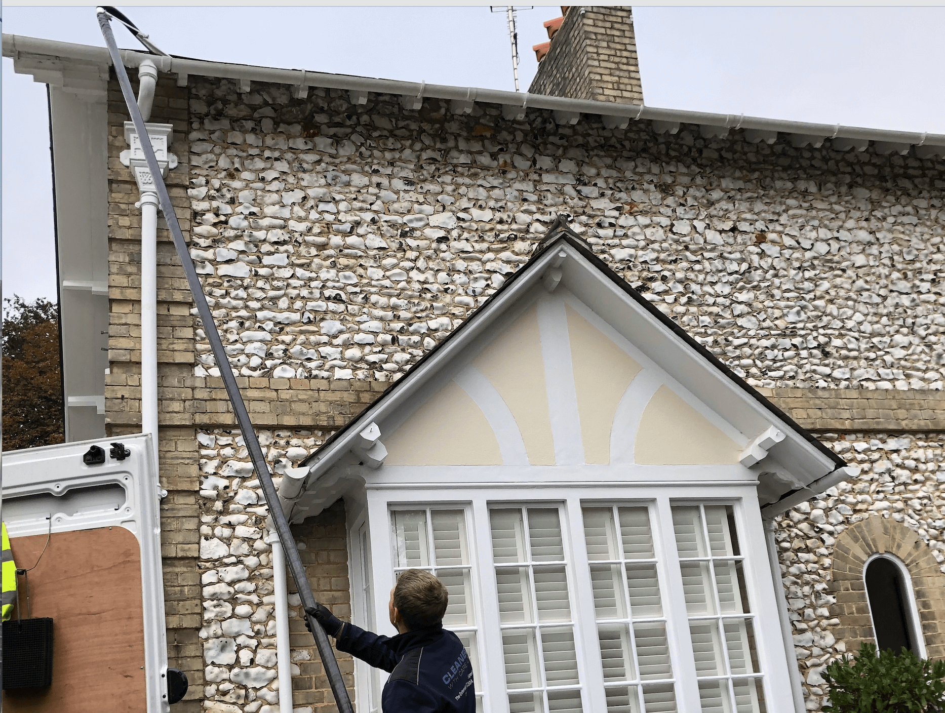 Professional gutter cleaning tools and equipment used by The Roof Moss Cleaners in Radlett